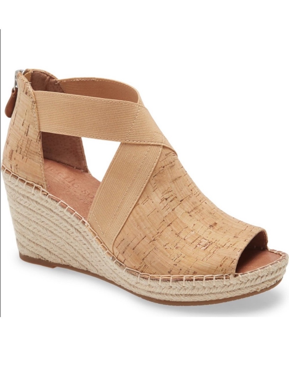 Gentle Souls by Kenneth Cole Wedge Espadrille Sandals in Natural Cork